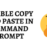How To Enable Copy And Paste In Command Prompt