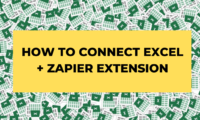 How to connect Microsoft Excel + Zapier Chrome Extension (2025)