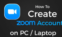 How To Create Zoom Account on PC / Laptop 2025