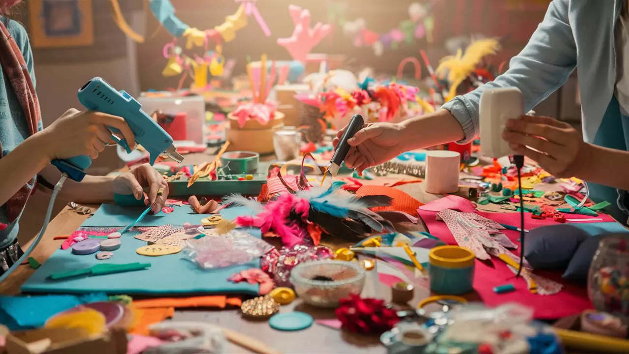 Cordless Glue Gun vs Stick Glue Crafting