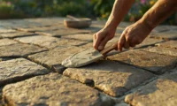 How to Fix Loose Flagstone Patio Mortar Joints Without Complete Repointing