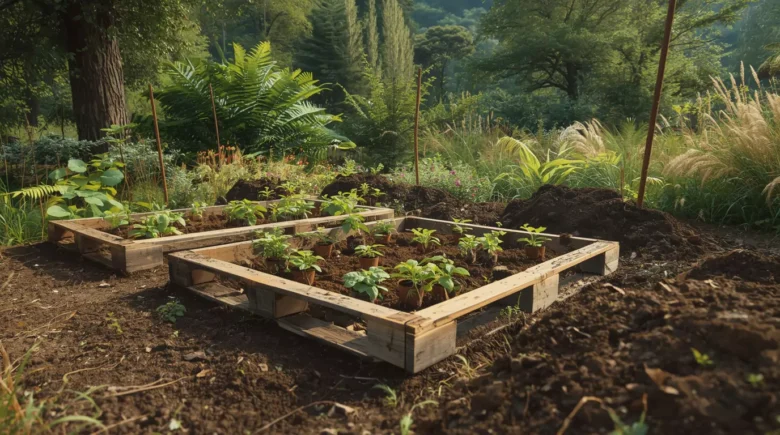 How to Build a Simple Raised Garden Bed with Pallets