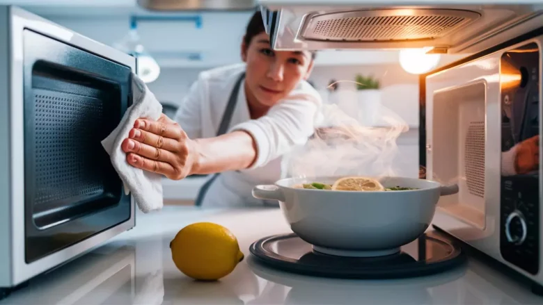 How to Clean Microwave Thoroughly in 10 Minutes