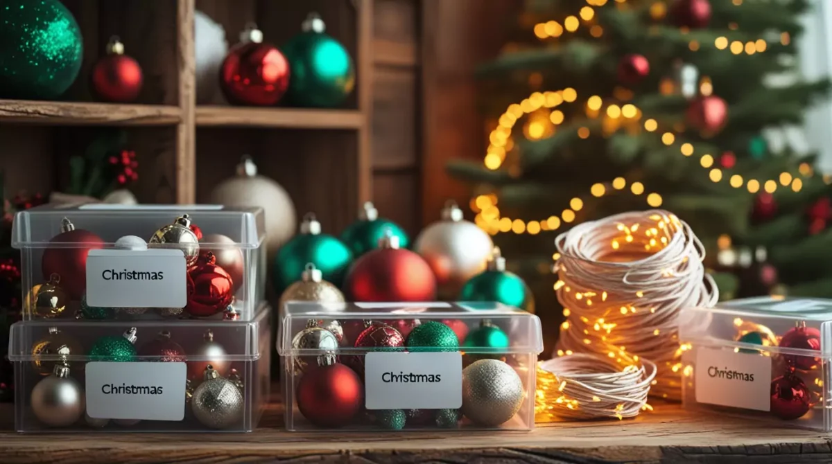 How to Organize Christmas Decorations