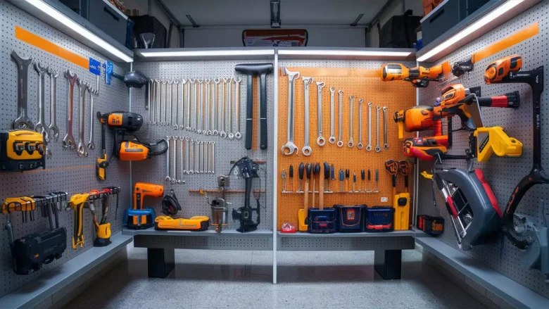 How to Organize Garage Tool Pegboard by Hand versus Power Tools