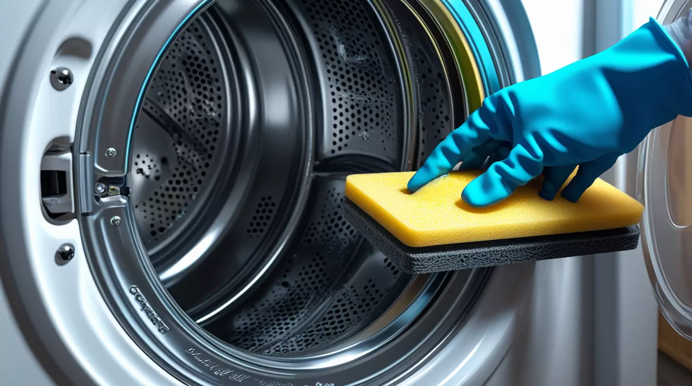 How to Remove Mold Growth from Washing Machine Rubber Door Seal