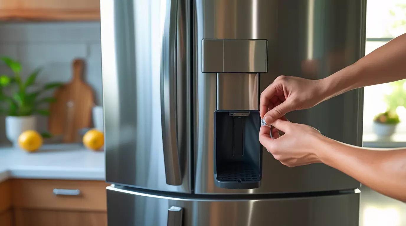 My Refrigerator Ice Dispenser Door Won’t Close