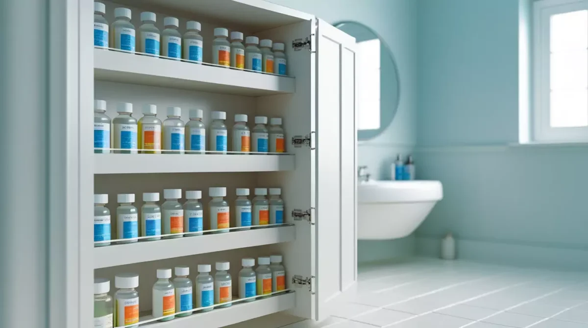 Organize Bathroom Medicine Cabinet