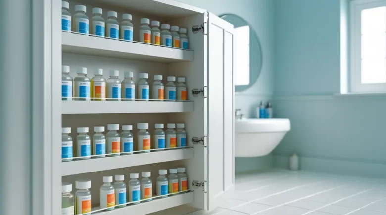 Organize Bathroom Medicine Cabinet