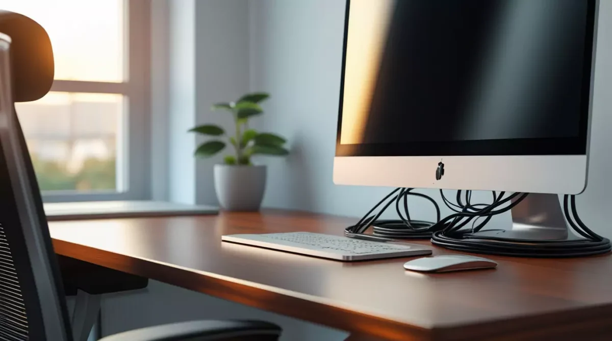 Organize Cables Behind Desk - Cable Management Guide