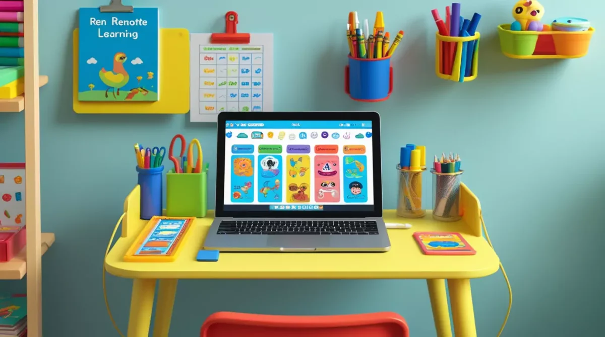 Organize Kids’ Remote Learning Station Using Cable Management
