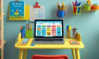 How to Organize Kids’ Remote Learning Station Using Cable Management
