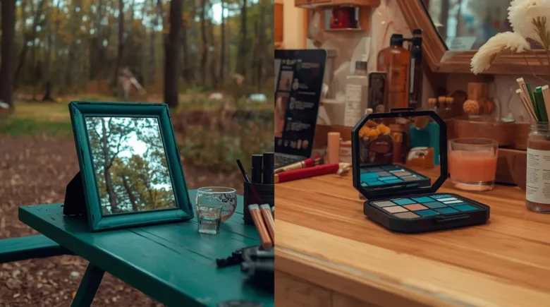 Portable Camping Mirror vs Compact Makeup Mirror