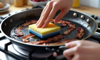 How to Remove Burnt Bacon Grease from Stovetop Drip Pans – Easy Cleaning Tips
