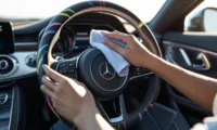 How to Remove Crayon Marks from Leather Car Steering Wheel Cover