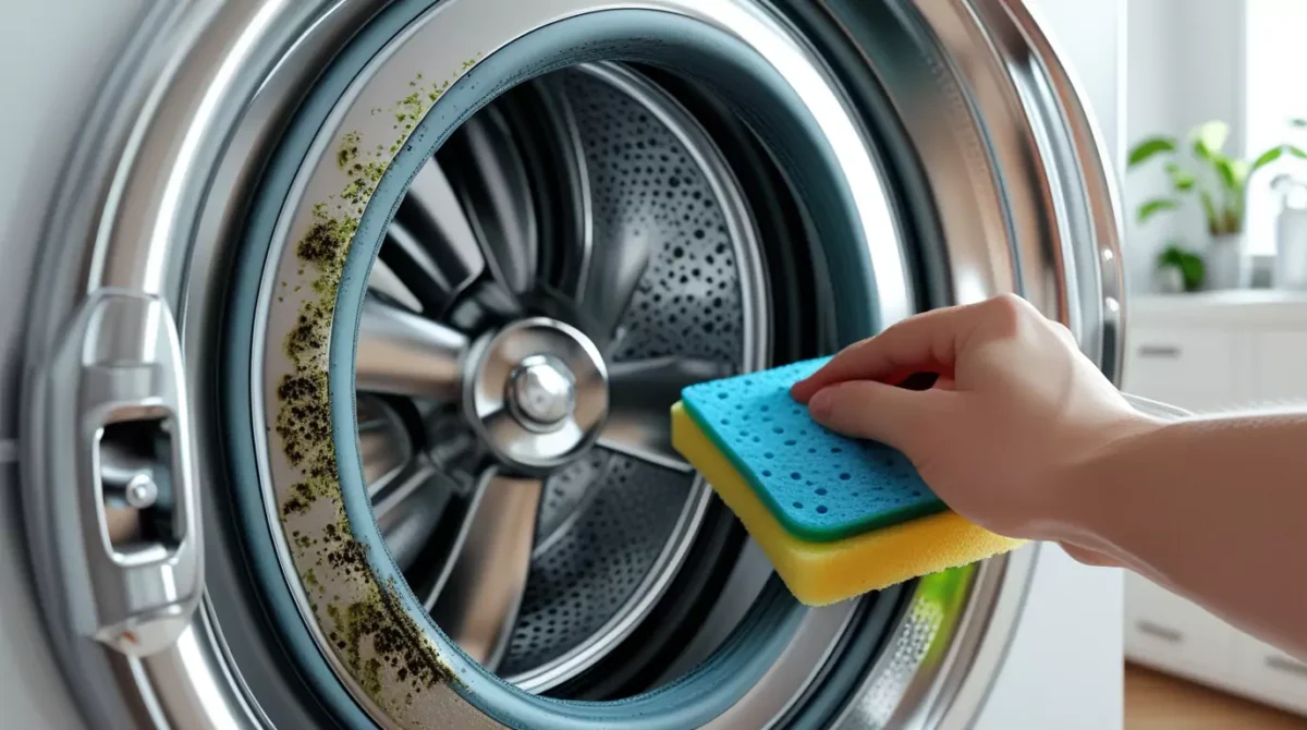 Remove Mold from Washing Machine Rubber Seal