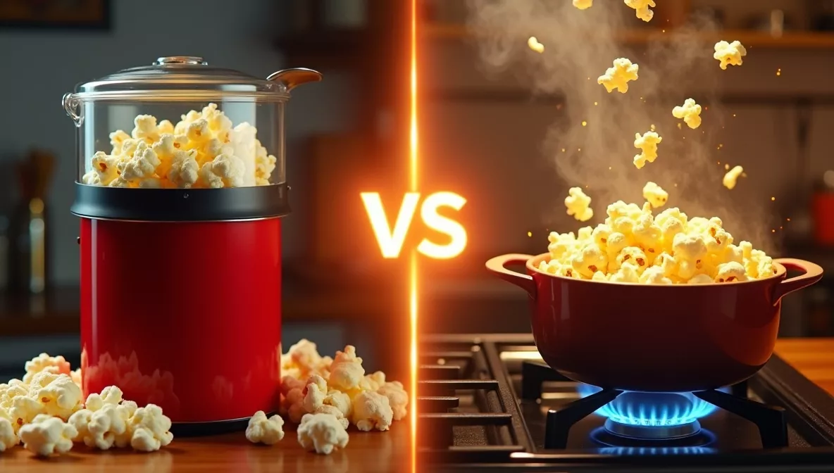 Electric Popcorn Maker vs Stovetop Popcorn: Which One Actually Wins?