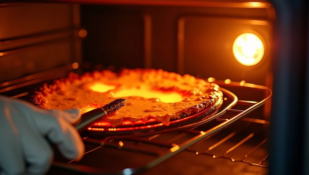 Remove Burnt Pizza Cheese from Oven Heating Element Coils