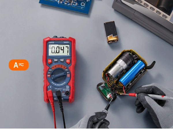 Multimeter Measuring Electric Fence Power