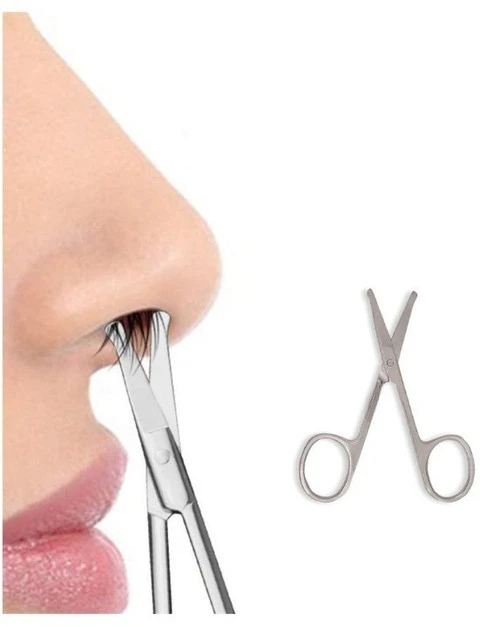 Manual Nose Hair Scissors Design