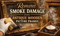 How to Remove Smoke Damage from Antique Wooden Picture Frames