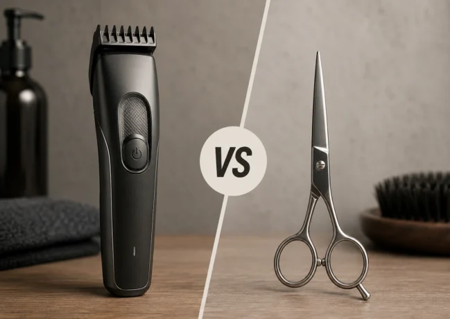 Electric Beard Trimmer vs Scissors