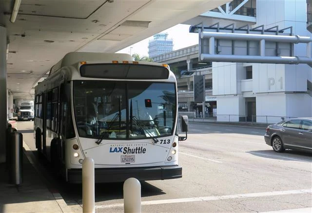 Shuttle Buses and LAX-it Ride Share Pickup Zone