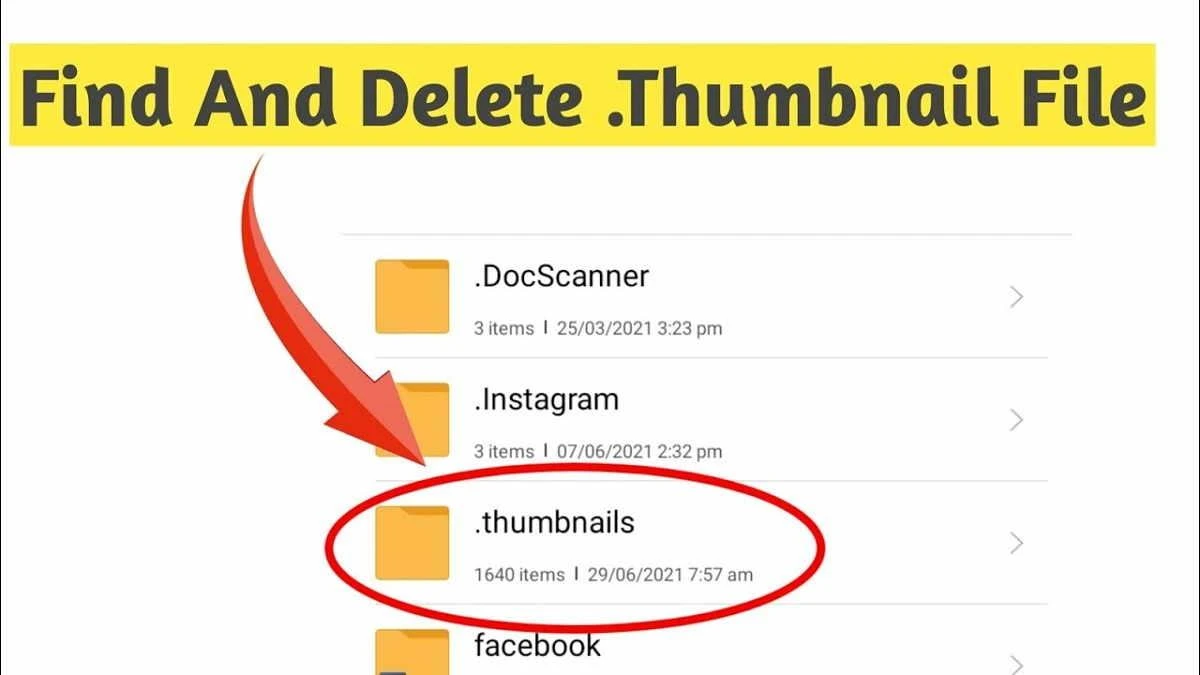 Thumbnail Cache Folder (.thumbnails)
