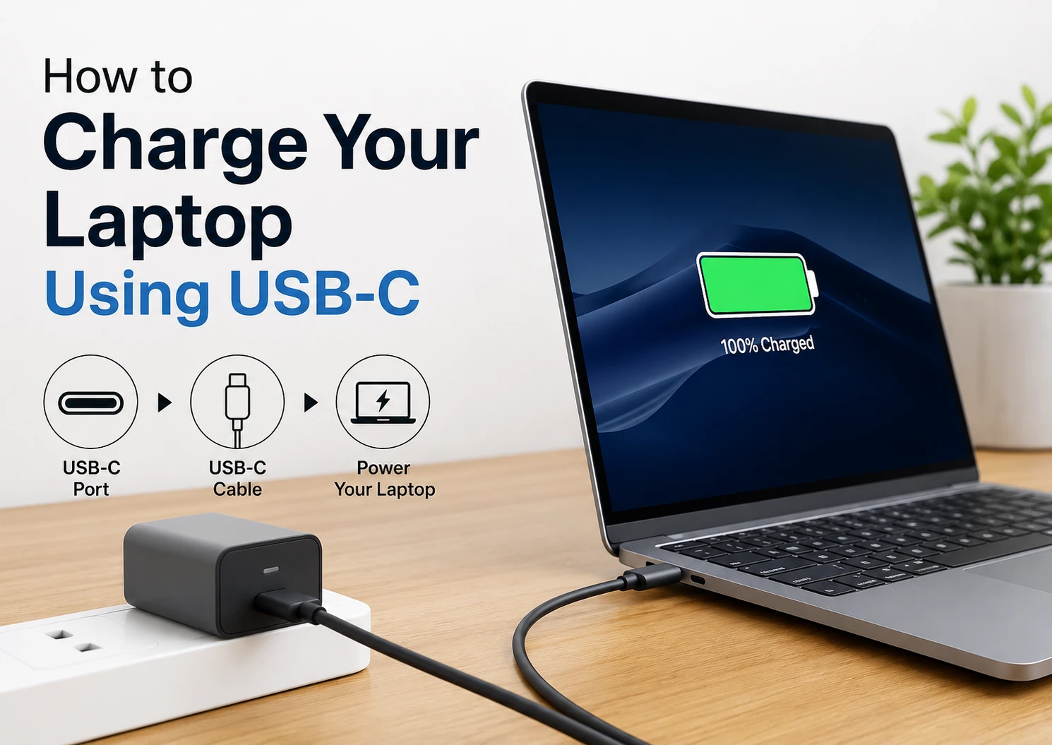 How to Charge Your Laptop Using USB-C